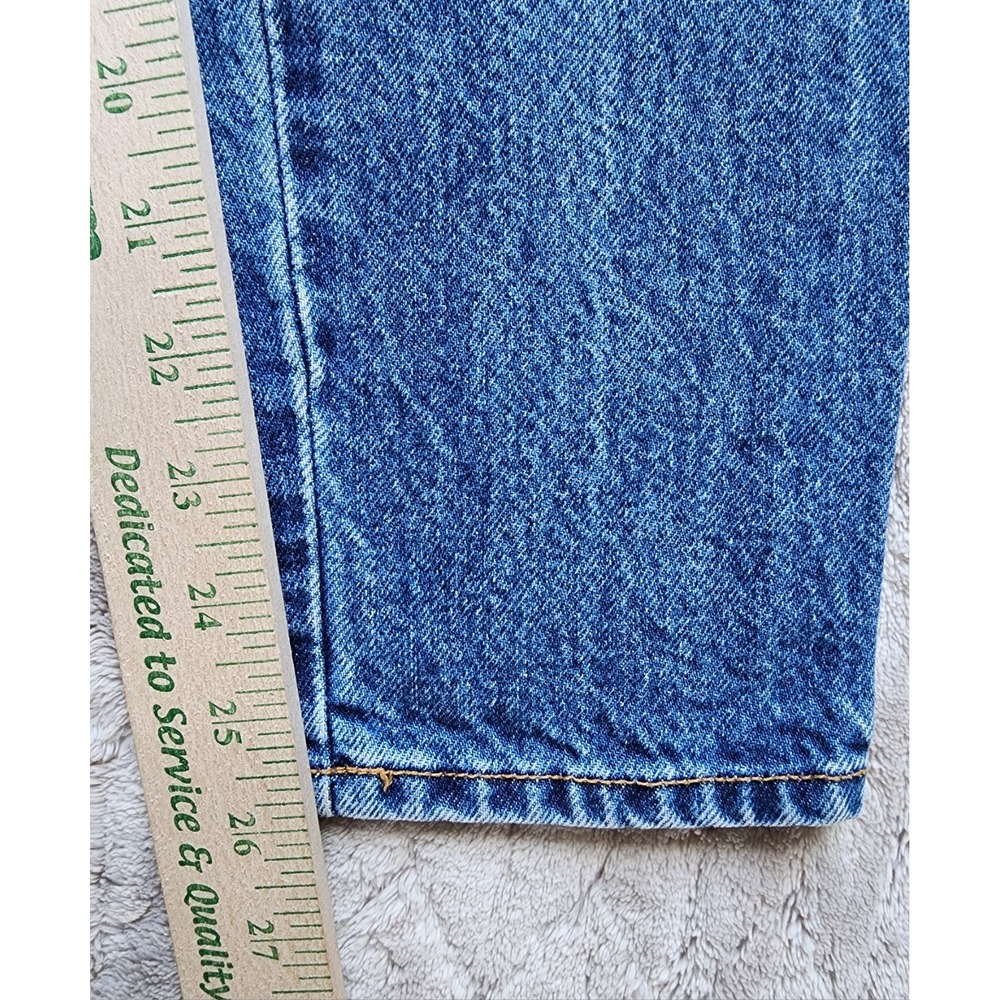 Vintage 90s Bongo High Waisted Mom Jeans Medium Wash Blue Womens Size 1 USA Made - Picture 7 of 12